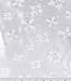 Silver Metallic Snowflake Brocade