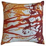 Habitat 16 x 16 Pillow in Rust / Gold