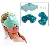SoftHeat Mind and Body Hot Cold Gel Plush Eye Mask Aroma Therapy Scented