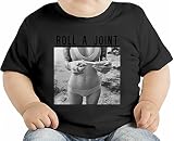 Roll A Joint Sexy Girl オーガニックベビーTシャツ 12 - 18 Months