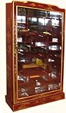 IMAGE OF Red Netsuke Curio display cabinet
