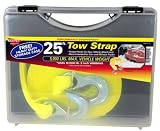 Keeper 02825-SC 25 Tow Strap, 5,000 lbs. Max Vehicle Wt. (12,000 lbs. web cap.) Storage Case