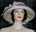 Flapper Hat Edwardian Style Tea Hat Wedding Hat Church hat NEW design by Darna "Miss Emily" Lavender