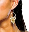 Spartan Queen Coin Earrings