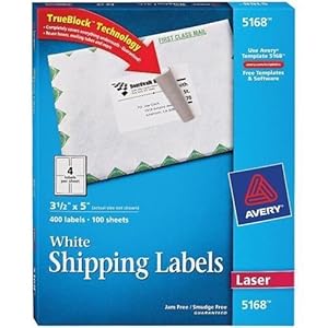 Amazon.com : Avery 5168 Easy Peel Address Label, White : Office Products