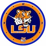 NCAA Louisiana State Fightin Tigers Round Clock