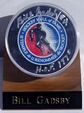 Bill Gadsby Autographed Puck with Holder