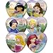Disney Fairytale Princess 7 Dessert Plates - 8 Count