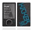 KICKER Wall Design Skin Decal Protective Sticker for Zune 80GB / 120GB