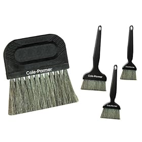 STATIC-AWAY BRUSH, 2" BRUSH, 5" HANDLE