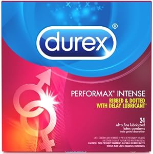 Durex - Performax Intense Condom, 24 Count