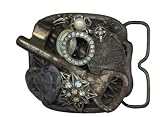 Key To Your Crystal Heart Artisan Belt Buckle