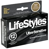 LifeStyles Extra Pleasure Brand 1712 Ultra Sensitive Condoms, Lubricated, 12-Count Boxes (Pack of 4)