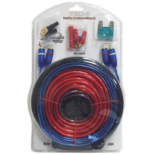 1000 Watt 20 ft. Amplifier Installation Wiring Kit