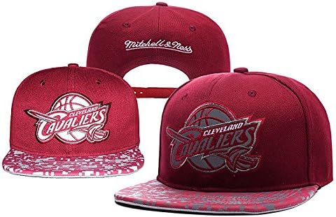 NBA Cleveland Cavaliers Flat Visor Limited Edition Team Logo Red Adjustable Hat