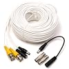 Q-See QS100B Video and Power 100-Foot BNC Male Cable with 2 Female Connectors