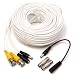 Q-See QS100B Video & Power 100 Foot BNC Male Cable w/2 Female Connectors