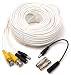 Q-See QS100B Video & Power 100 Foot BNC Male Cable w/2 Female Connectors