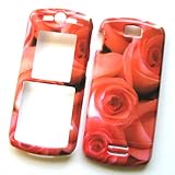 Motorola SLVR L7c Snap On Protector Hard Case Image Cover Pink Rose 78