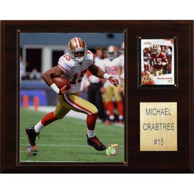 NFL San Francisco 49ers Michael Crabtree Player Plaque