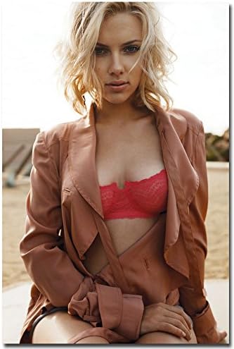 Punk Seattle Scarlett Johansson Sexy Hot Movie Girl Art Canvas Poster Print 24X36 Inch 05