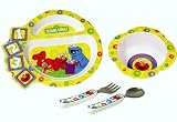 The First Years Sesame Street 4 Piece Feeding Set