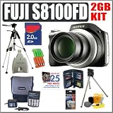 Fujifilm Fuji Finepix S8100 fd 10 M.P Digital Camera + 2GB Deluxe Accessory Bundle