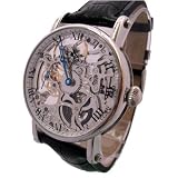 Adee Kaye Mechanical See-Thru Skeleton Watch Model AK-4005