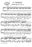 Chopin Etude Op. 25 No. 6: Instantly download and print sheet music