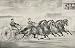 6 x 4 (15cm x 10cm) Art Greetings Card Horse Racing and Trotting Ethan Allen and Mate and Lantern and Mate Vintage Image