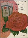 41st Rose Bowl Football Game Program 1955 (Ohio State vs. Southern California University) Pigskin Review Vol. XXXIII, No. 7