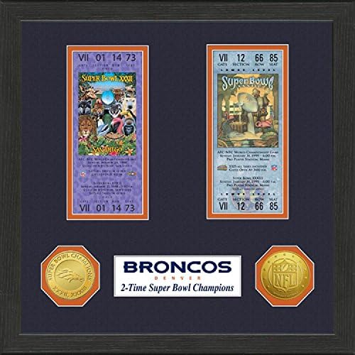DENVER BRONCOS SB CHAMPIONSHIP TICKET COLLECTION