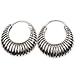 Hoop Ear Ring for Women in Sterling Silver 1 inches