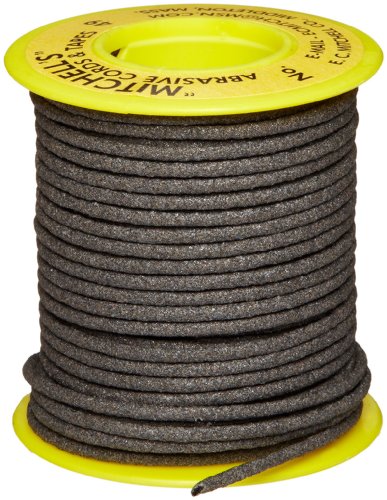 Mitchell Abrasives 49 Round Abrasive Cord, Aluminum Oxide 120 Grit .082