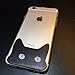 iPhone 6 Case, DECO FAIRY® Protective Case Bumper[Scratch-Resistant] [Perfect Fit] Translucent Silicone Clear Case Gel Cover for Apple iPhone 6 (Black Cat Kitten iPhone 6 4.7