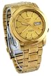 Seiko Men's SNKE56 Seiko 5 Automatic Gold Dial Gold-Tone Stainless Steel Watch
