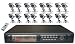Q-See QSD2216C16-250 16 Channel Network DVR with Remote Internet Monitoring and 16 Sony Sensor CCD Camera Kits