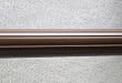 2 inch Wood Fluted Drapery Rod, Coffee - 4' long [CAPITOL CITY LUMBER]