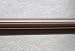 2 inch Wood Fluted Drapery Rod, Coffee - 6' long [CAPITOL CITY LUMBER]