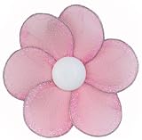 8 Pink Single Layer Daisy Flower nylon hanging ceiling wall baby nursery room wedding decor