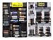 Original Battery Rack,organizer,40 and 46, black and white 2 racks