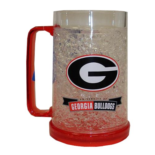 NCAA Georgia Bulldogs 16-Ounce Crystal Freezer Mug
