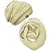 Wrapables Winter Warm Knitted Infinity Scarf and Beanie Hat Set, Beige