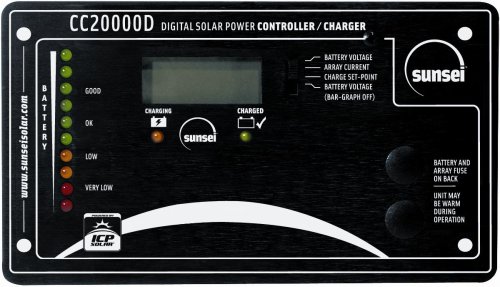 Sunsei SE-CC20000D 20 Amp Solar Charge Controller with Digital Display
