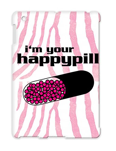 TPU Pink Cover Case For Ipad 2 Bright Happypill Love Love Romance Joyous Pill Tablet Glad Lucky Merry Cheery Fortunate Happy Im Your