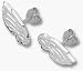 Philadelphia Eagles 1/4 Eagles Head Post Earrings - Sterling Silver Jewelry