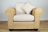 Conservatory furniture DORCHESTER WICKER Designer Armchair