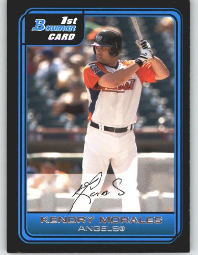 2006 Bowman Prospects #110 Kendry Morales - Los Angeles Angels (RC - Rookie Card - XRC - Extended Rookie) (Baseball Cards)