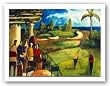 Vistas al Hoyo by Didier Lourenco 10"x7.25" Art Print Poster