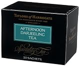Taylors of Harrogate, Black Tea, Afternoon Darjeeling Tea, 20-Count Wrapped Tea Bags (Pack of 6)